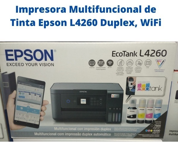 Impresora Multifuncional Epson L4260 Duplex, WiFi /
