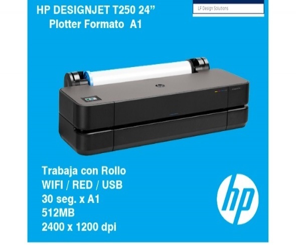 PLOTER HP Designjet T250 24” Pulgadas A1 /