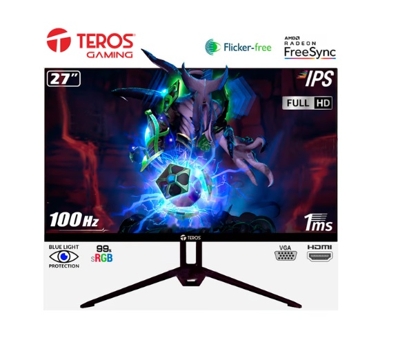 Monitor Plano TEROS TE-2712S 27" FHD IPS HDMI